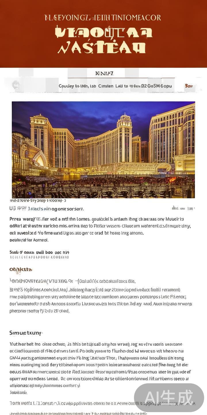 随着澳门旅游产业的不断发展，威尼斯人博彩娱乐已经成