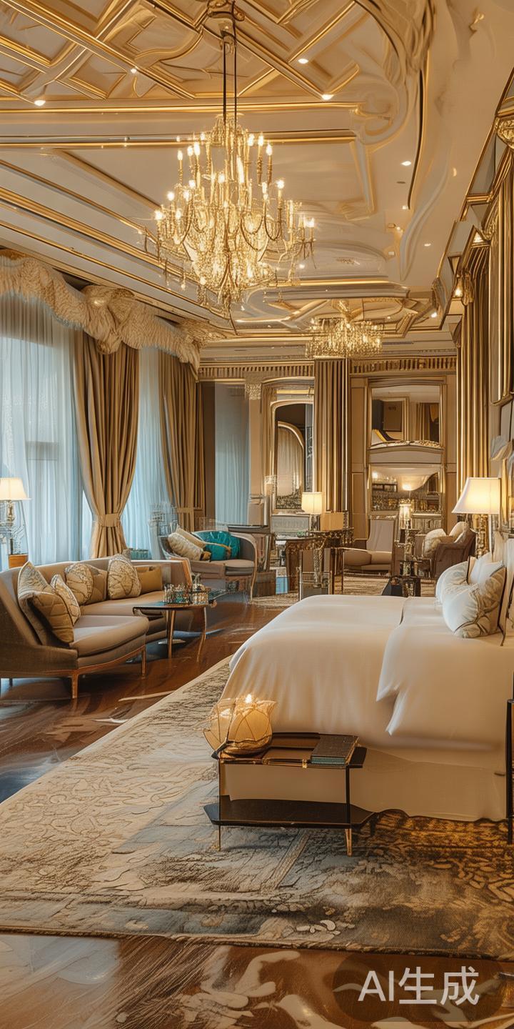 澳门威尼斯人酒店拥有数千间豪华客房和套房，内部装饰