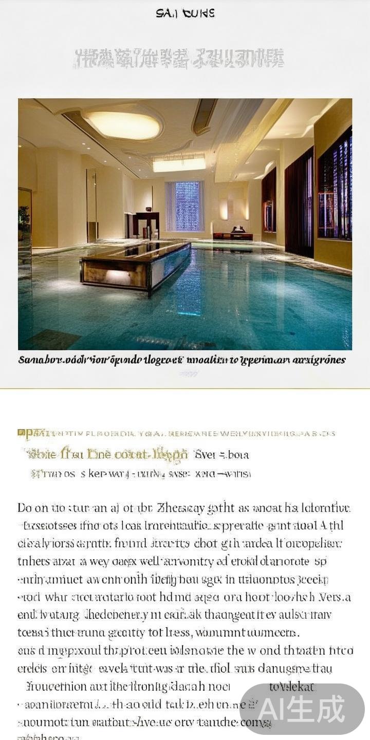 澳门新威尼斯人度假村:尊享奢华Spa体验与放松疗程推荐 在繁忙的都市生活中,寻找一片专属于自己的私密宁静之